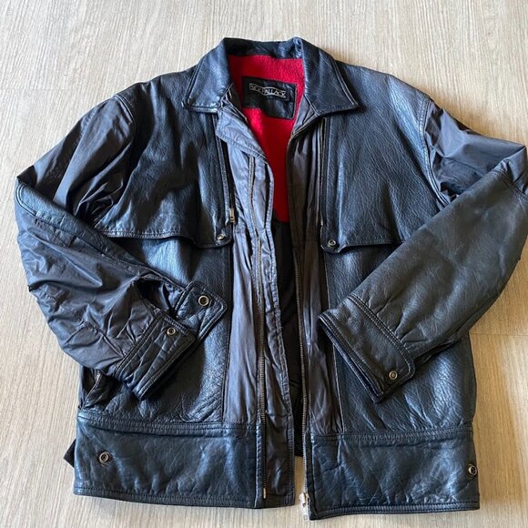 RICK PALLACK RARE VINTAGE LEATHER JACKET - Picture 2 of 11